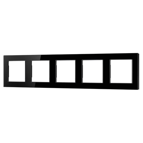 Рамка стеклянная FRM-GLARE-GS-5-BK (Arlight, -)