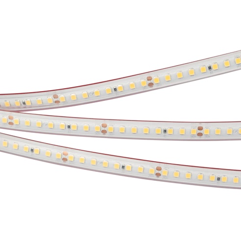 Лента светодиодная RTW 2-5000PS 24V White6000 2x (2835, 160 LED/m, LUX) (Arlight, 12 Вт/м, IP67)