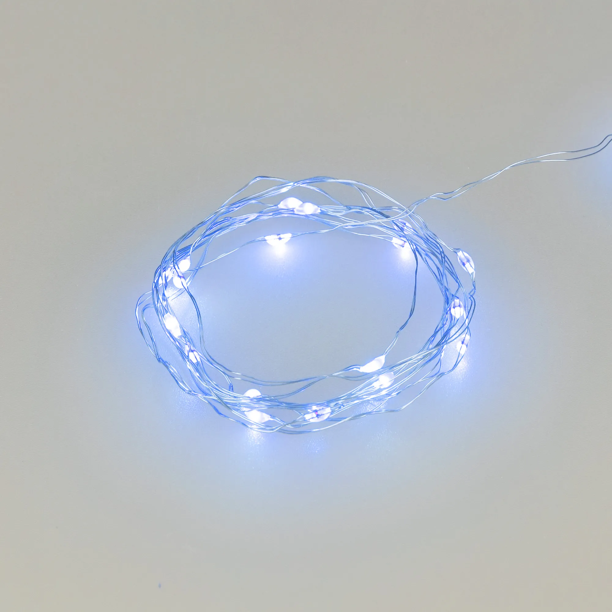 Светодиодная гирлянда ARD-DEW-HOME-2000-CLEAR-20LED-STD Blue (1.5V, Battery Pack, Cork) (Ardecoled, IP20)
