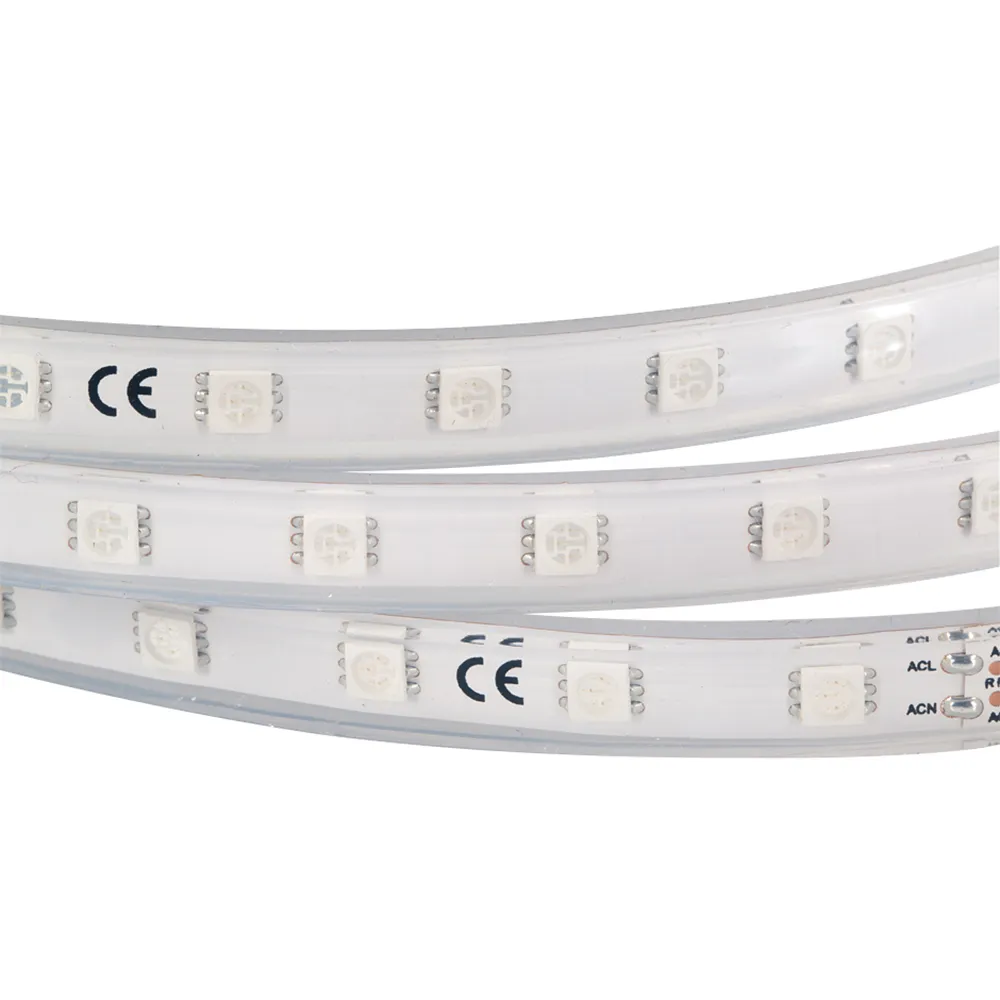 Лента светодиодная ARL-W5060PG-54-220V Blue (540 LED, 10m) (Arlight, 9 Вт/м, IP67)