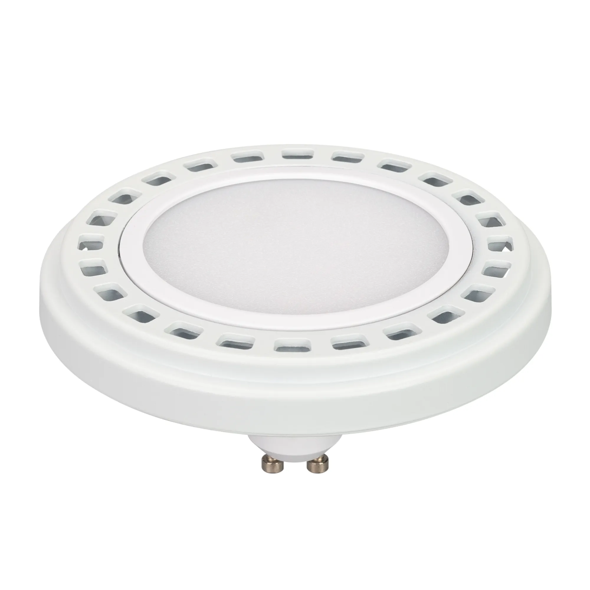 Лампа AR111-UNIT-GU10-15W-DIM Warm3000 (WH, 120 deg, 230V) (Arlight, Металл)