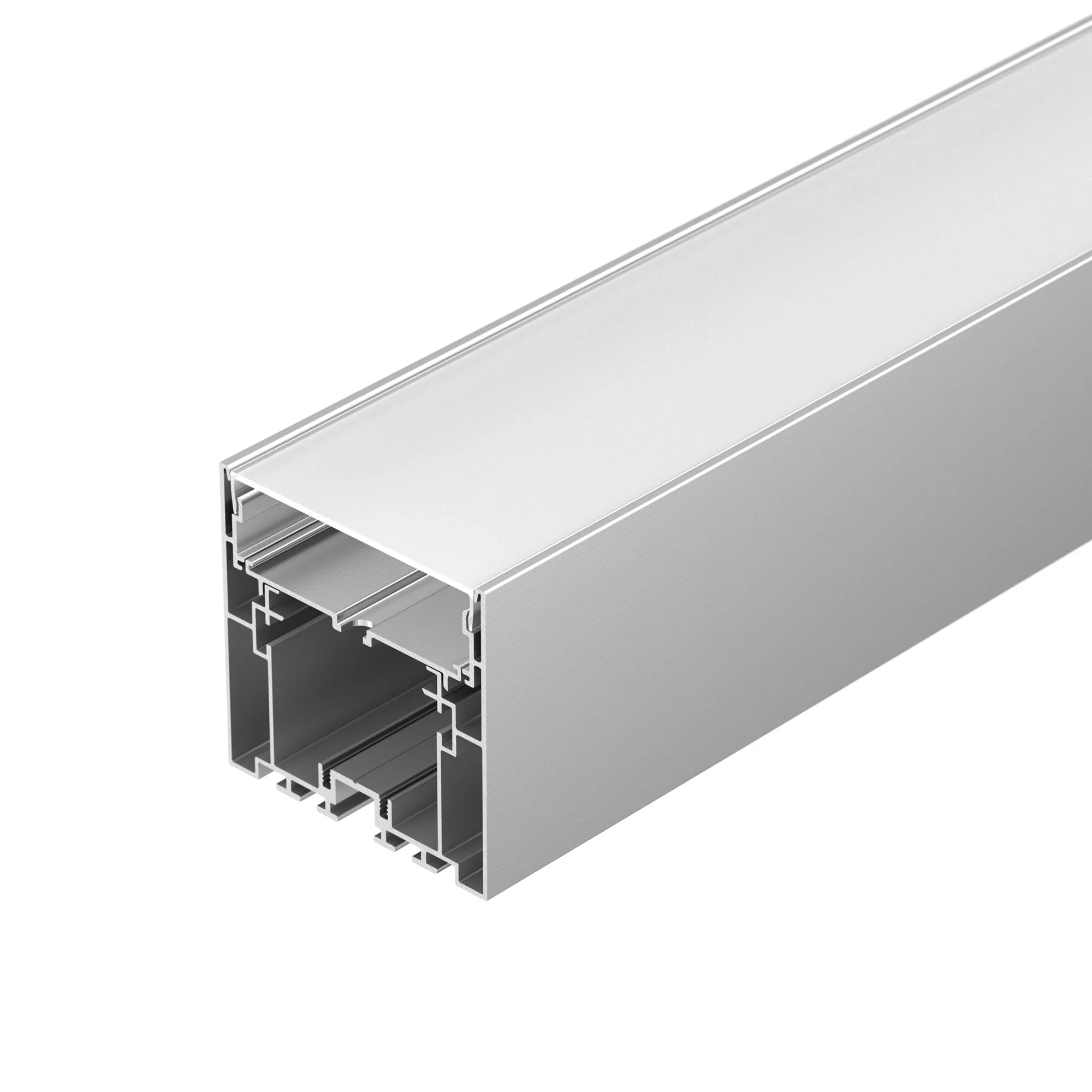Профиль с экраном S2-LINE-7977-2500 ANOD+OPAL (Arlight, Алюминий) - изображение товара