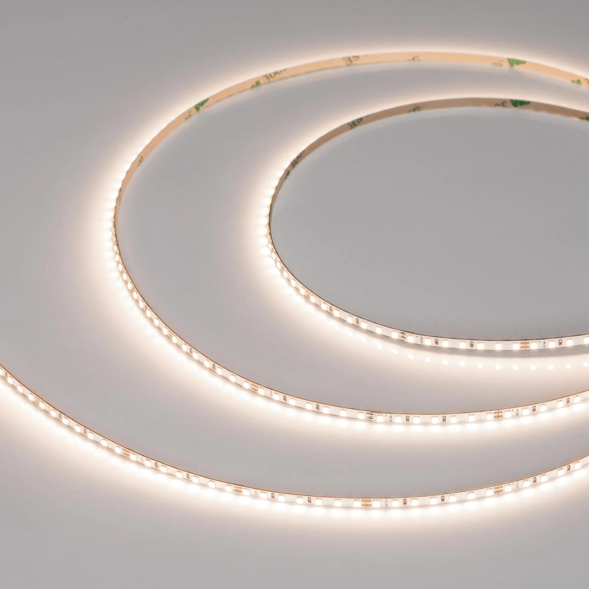 Лента светодиодная MICROLED-M182-3.5mm 24V Warm3500 (7 W/m, IP20, 2216, 5m) (Arlight, узкая) - изображение товара