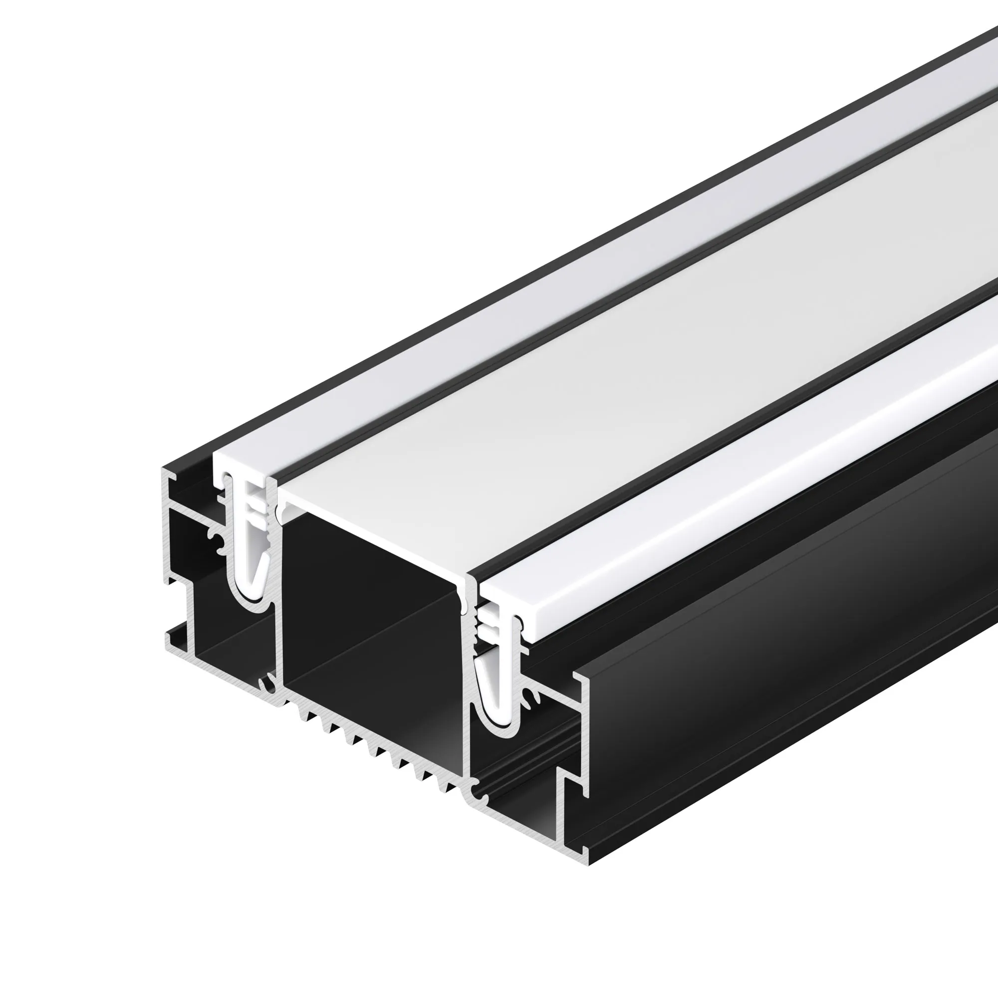 Профиль STRETCH-32-CEIL-CENTER-2000 BLACK (Arlight, Алюминий) - изображение товара