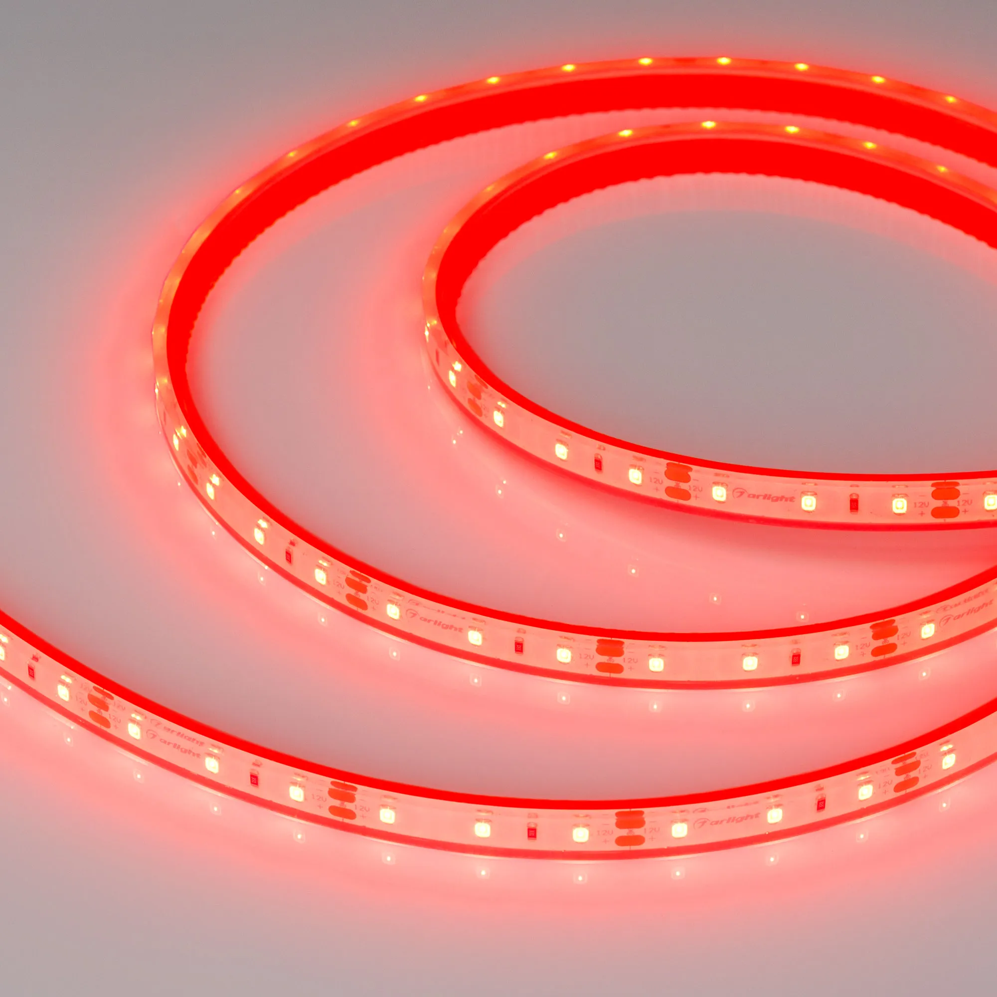 Лента светодиодная герметичная RTW-PFS-A60-11mm 12V Red (4.8 W/m, IP68, 2835, 5m) (Arlight, -) - изображение товара
