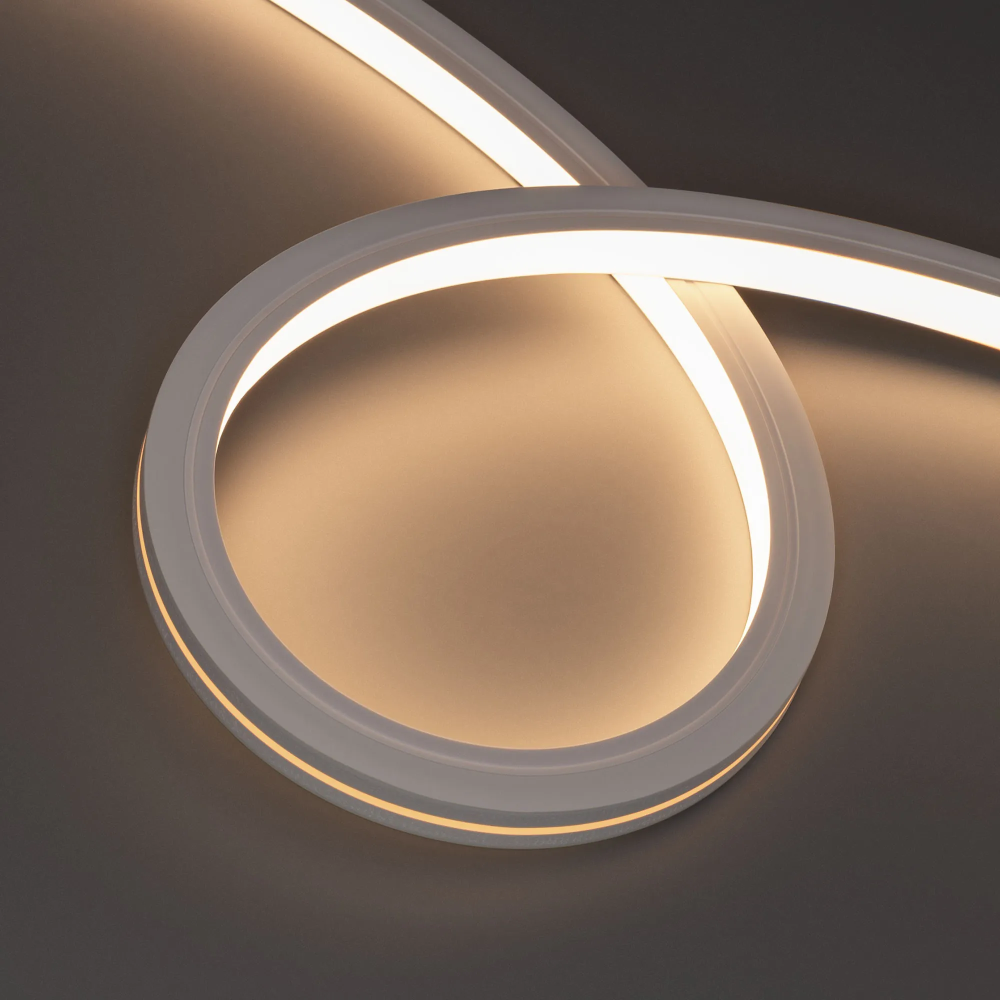 Лента светодиодная герметичная MOONLIGHT-TOP-X280-16x16mm 24V Warm3000 (10 W/m, IP67, 15m, wire x1) (Arlight, Вывод боковой, 5 лет) - изображение товара