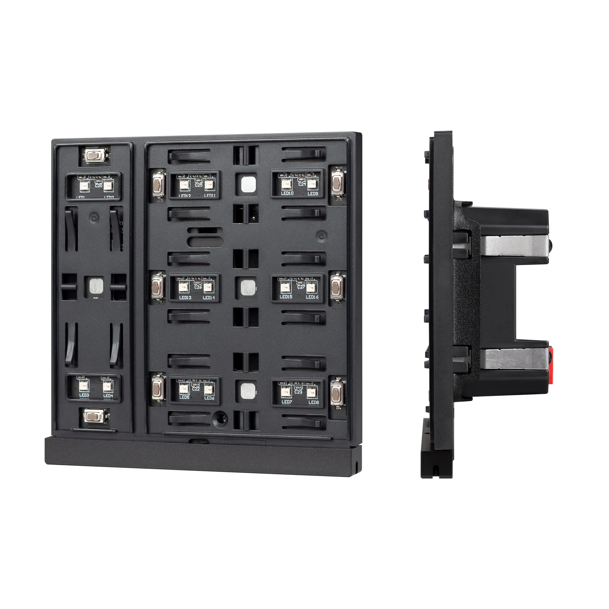 INTELLIGENT ARLIGHT Механизм панели KNX-304-22-IN Black (Bus) (IARL, IP20 Пластик, 2 года) - изображение товара